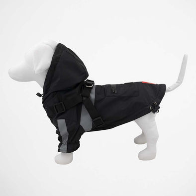 Dog Raincoat - Black