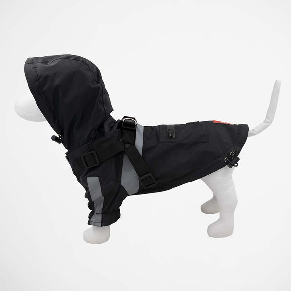 Dog Raincoat - Black