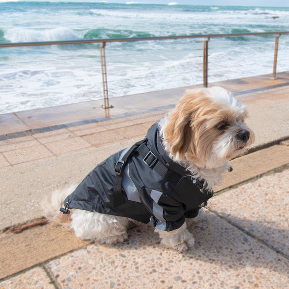 Dog Raincoat - Black